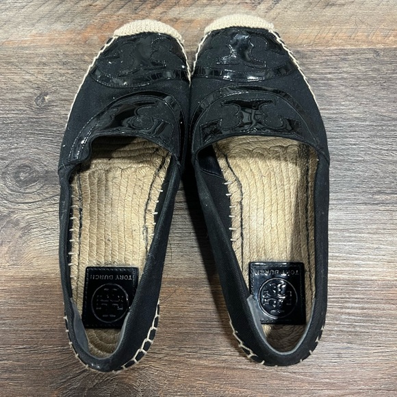 Tory Burch Poppy Espadrilles size 8 black - Picture 5 of 6
